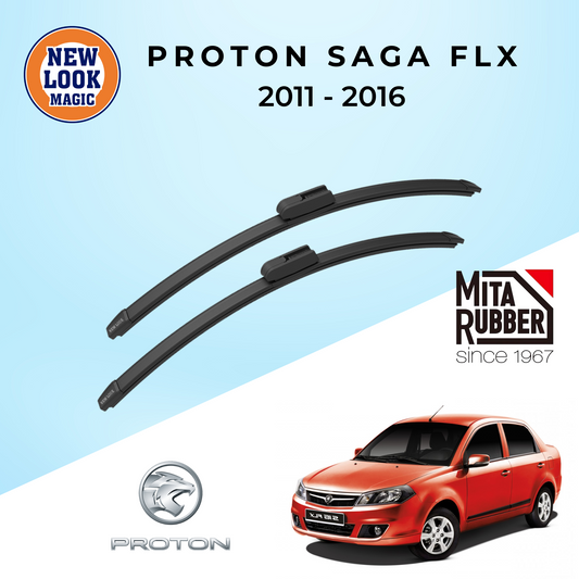 Proton Saga FLX 2011 - 2016 Coating Wiper Blades