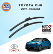 Toyota CHR 2017 - Present Coating Wiper Blades