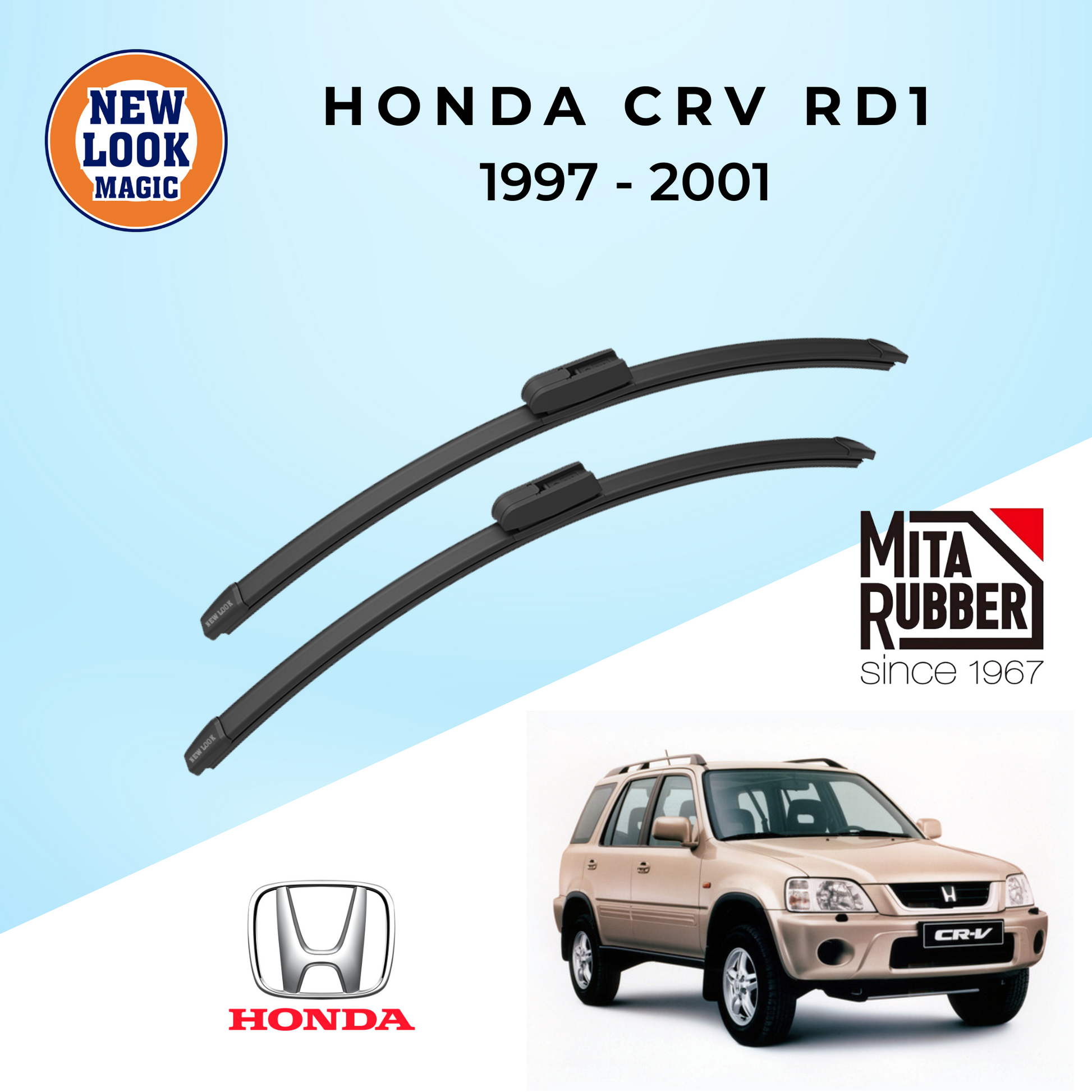 Honda CRV (RD1-RD3) 1997 - 2001 Coating Wiper Blades