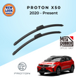 Proton X50 2020 - Present Coating Wiper Blades