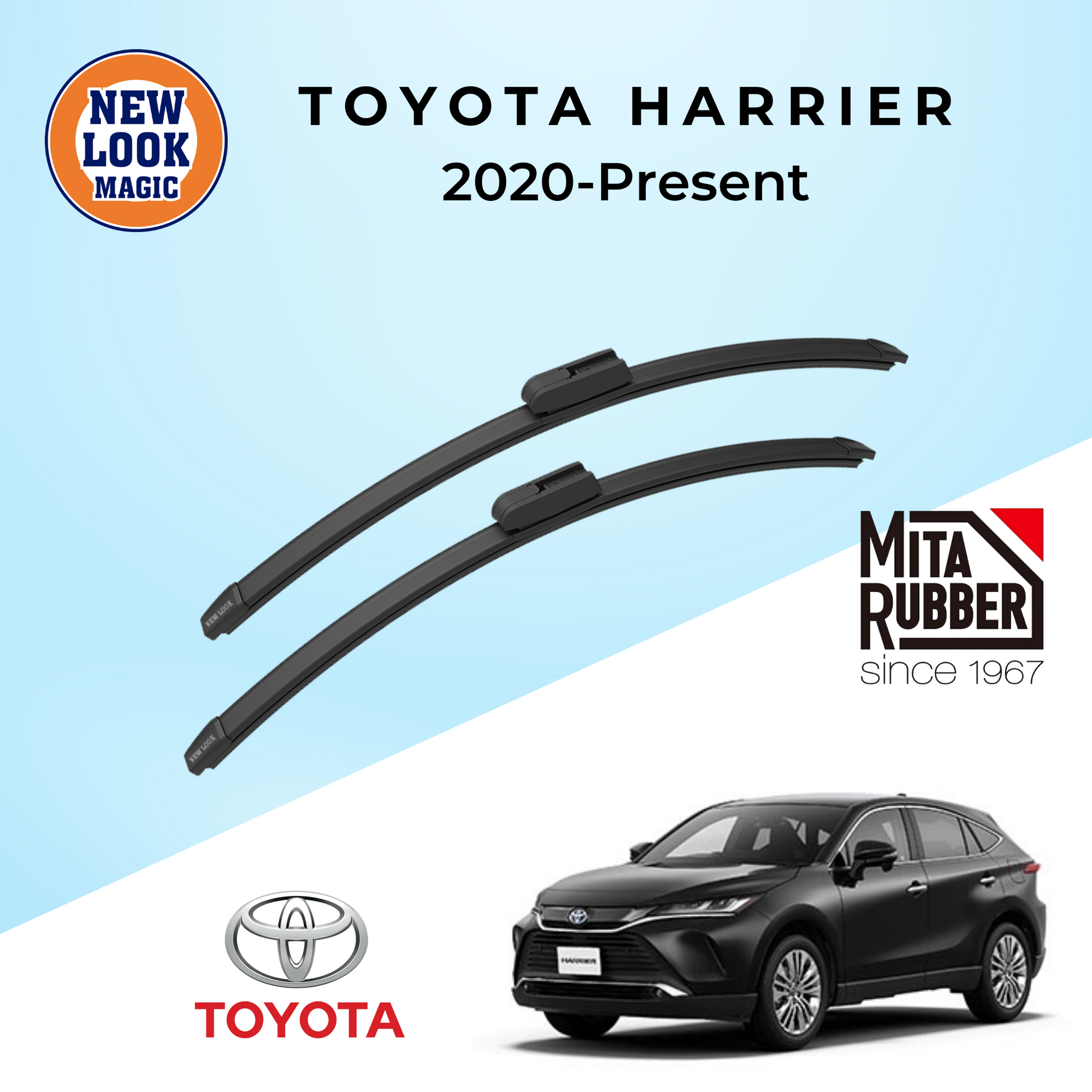Toyota Harrier (XU80) 2020-Present Coating Wiper Blades