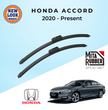 Honda Accord (10th Gen) 2020 - Present Coating Wiper Blades