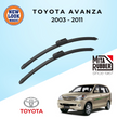Toyota Avanza (F600) 2003 - 2011 Coating Wiper Blades